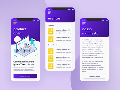 Product Open Concept UI