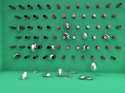 3D Simple Installation 3d animation design installation motion graphics