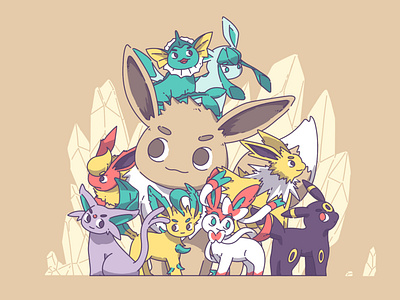 Pokemon_Eveen illustration