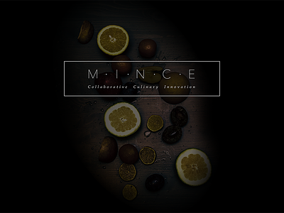 Mince: Landing app culinary product design ui