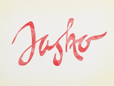Jasho Lettering