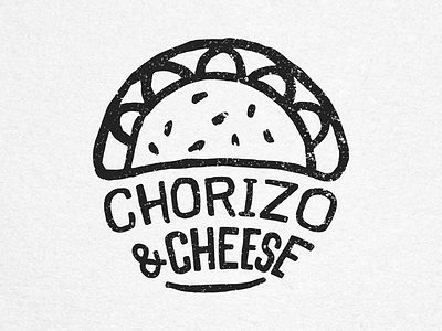 Chorizo & Cheese - House of Empanadas Icon empanadas food handmade icon ink stamp