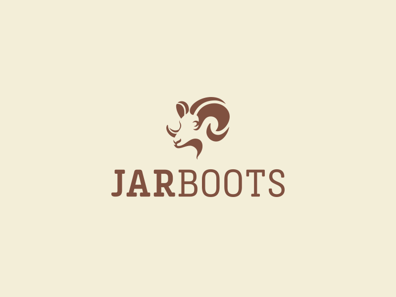 JAR Boots boots branding horns logo sheep