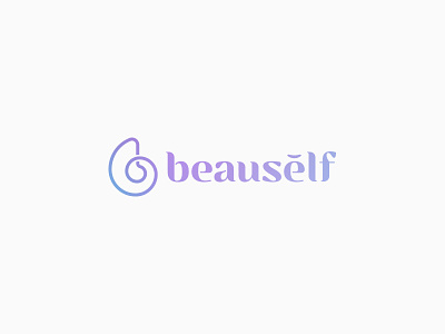 Beauself beauself beauty branding golden ratio logo loop nature shell spiral visual identity