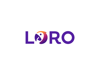 LORO app branding icon identity logo logotipo logotype loro parrot