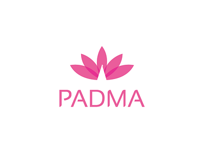 Padma | Branding branding brandmark business design illustration logo lotus peacock pink vector