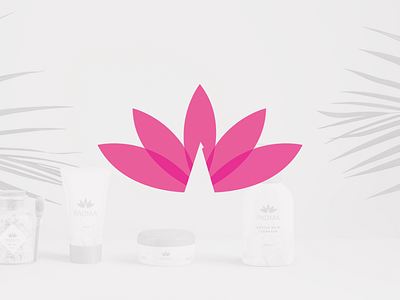 Padma | Stand Alone beauty brand brandmark cosmetic icon llustration logo logomark lotus padma
