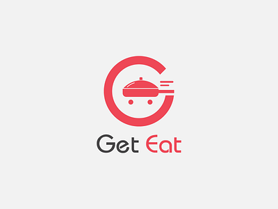 Get Eat | Identity brand deliver design food icon identity logo vector