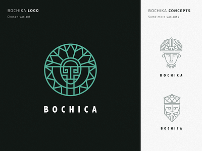 Logo Concepts For Bochica Project branding design logo ui vector web