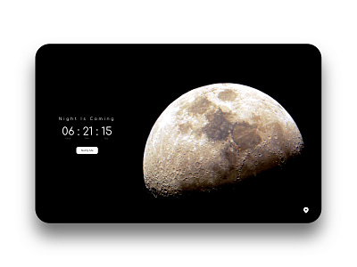 || Countdown Timer || Daily UI 14 app countdown countdown timer dailyui dailyuichallenge dark dark ui design minimal moon moonlight ui ux website