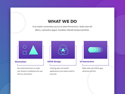 What we do section daily ui ui user interface ux