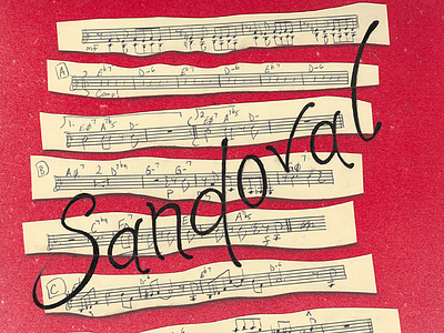 Arturo Sandoval Album Cover Detail collage detail jazz lettering music sandoval texture
