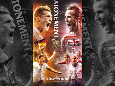 GERMANY V ENGLAND / EURO 2021 england football germany graphic design soccer