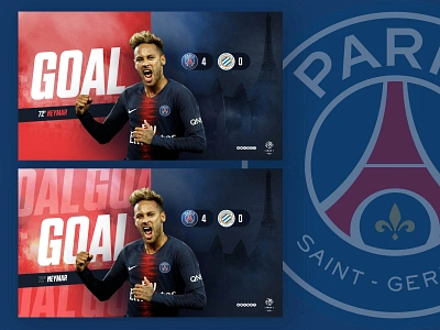 PSG X STRMLINED blue brand brazil football france neymar psg red soccer social white