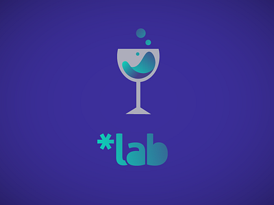 LAB Logo graphic design logo party science