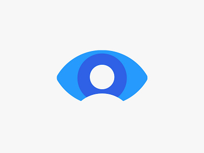 Bluesight Eye — Facial Recognition Logo Design