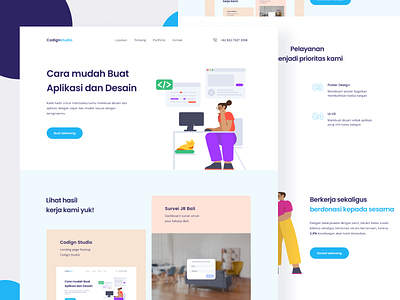 Landing page - Codign studio