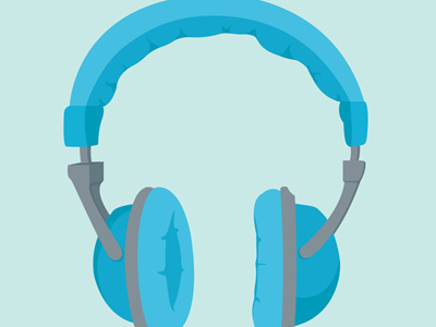 Headphones illustration