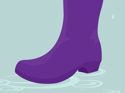 Rainboots illustration