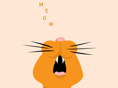 Meow illustration