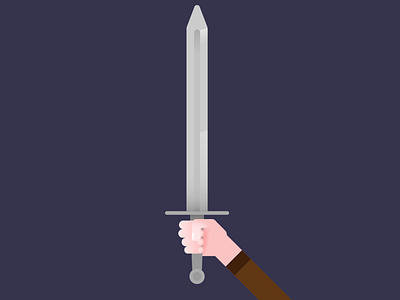 Hero illustration sword vector weapon