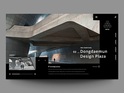 Update №21 Exploring layout for architecture web site architecture design exploration header minimal ui web