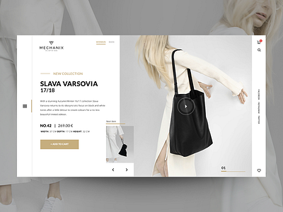 Daily UI "Minimal e-shop product detail" exploration fashion product shop ui ux