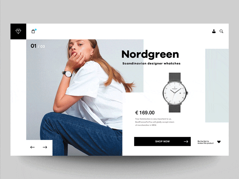 Daily UI "Carousel animation concept" animation concept design graphics presentation principle product slider ui ux webdesign