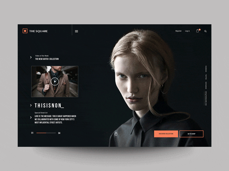 Daily UI "Exploring transitions" animation design interaction interface motion movie parallax principle ui ux