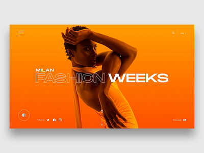 Daily UI "Bold Colors" animation concept design exploration fashion header interaction interface minimal motion principle product slider ui ux web website