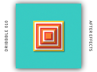 Squares - Abstract 010 abstract after effects design flat motion square