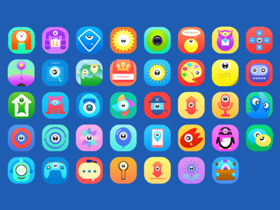 Monster theme icon icon monster theme icon