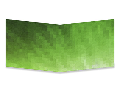 Radioactive Pixels close up emerald green mightywallet pixels radioactive wallet zoomed in