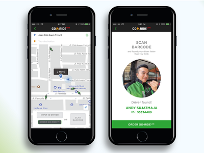 New features and UI Design Concept of GO-JEK Indonesia