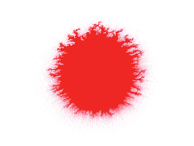 Tsunami 2001 earthquake ink japan red dot tsunami