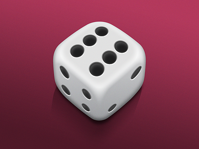 Dice Icon dice game icon points simple six
