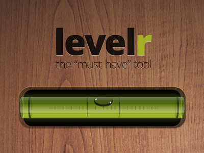 Levelr brown glass green level tool leveler ui water widget wood