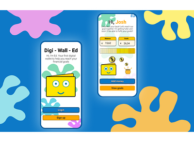 Wall Ed Dribble app design illustration ui ui design uiux ux uxdesign