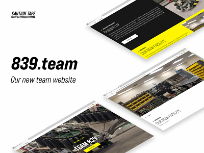 Team 839 Website web webdesign