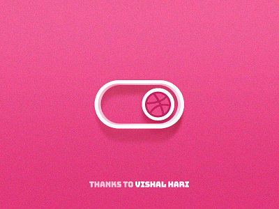 Dribbble mode ON button debut dribbble mode first on shadow shot turn on