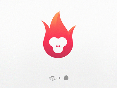 Monkey fire logo colors fire fire logo gorilla monkey monkey logo