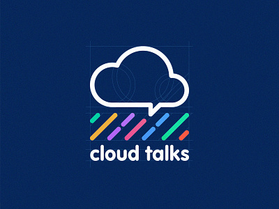 Cloud rain Logo cloud cloud logo colorful colors logo rain