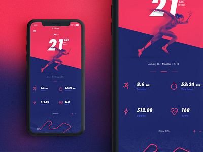 Sports App design interface nike sports ui ux