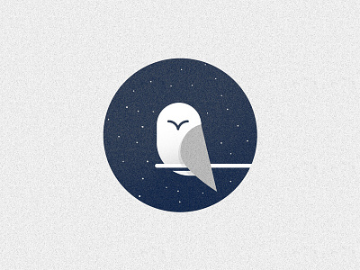 Owl logo bird logo minimal night owl