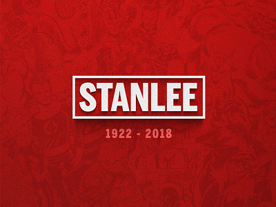 Tribute to Stanlee marvel rip stanlee superhero