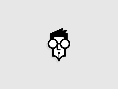 Nerd Writer logo geek logo minimal nerd nerdwriter