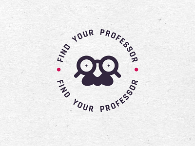 Find your professor logo glass goggles logo minimal professor professor logo