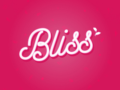 B says Bliss bliss dailychallenge design feathers illustration illustrator typogaphy typography art vector