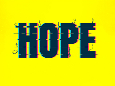 H says Hope colors creative dailychallenge design hope illustration illustrator typo typogaphy typography art vector