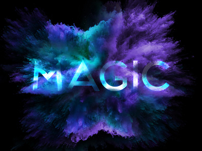 M says Magic art colors colours creative dailychallenge design explosion illustration illustrator typo typography typography art